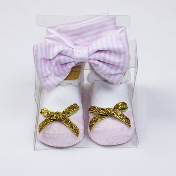 HEADBAND AND BOOTIES SET