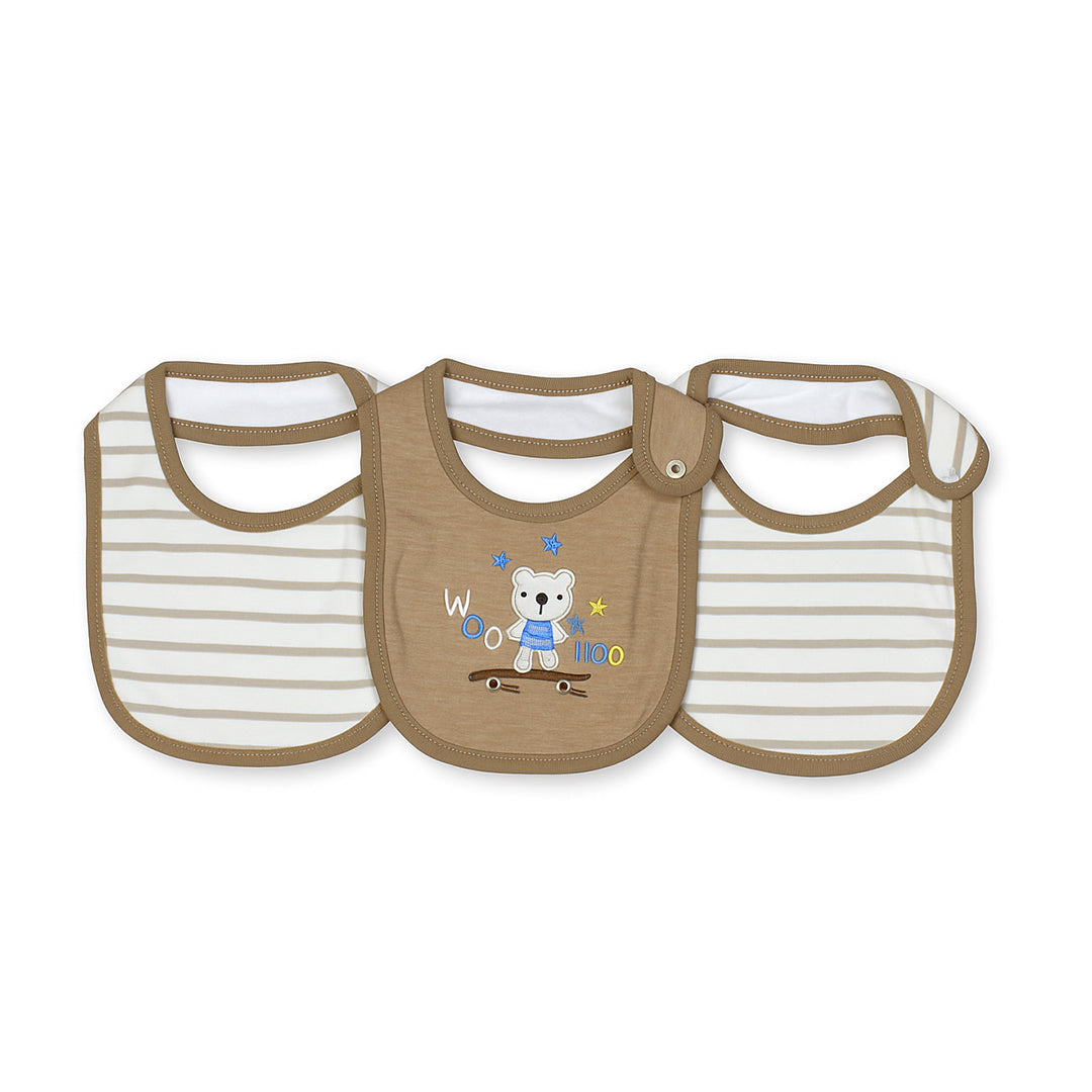 3 Pieces Baby Bibs Pack