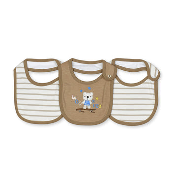 3 Pieces Baby Bibs Pack