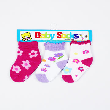 IMPORTED BABY SOCKS 3 PAIRS