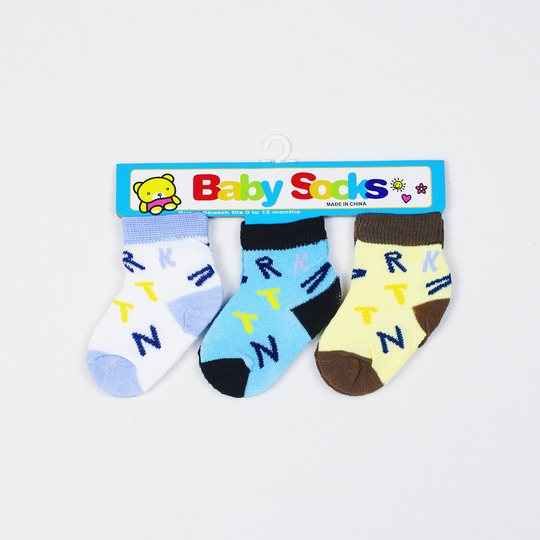 BABY'S IMPORTED 3 PAIRS SOCKS