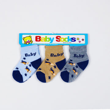 BABY'S IMPORTED 3 PAIR SOCKS