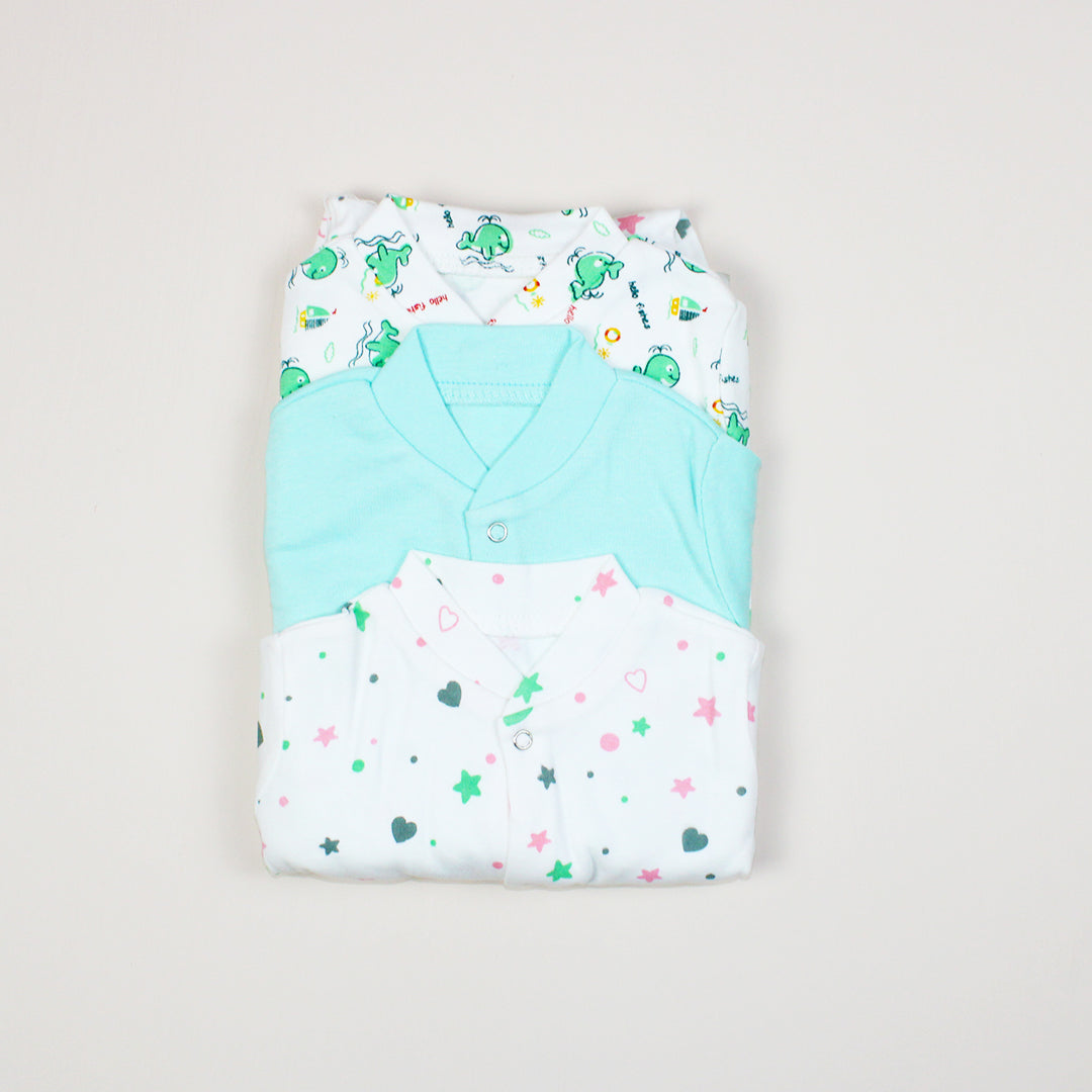 CARTER'S BLUEFLY 3 PIECE SLEEPSUIT