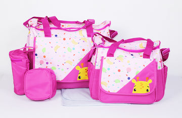 IMPORTED 5 PIECES BABY BAG SET