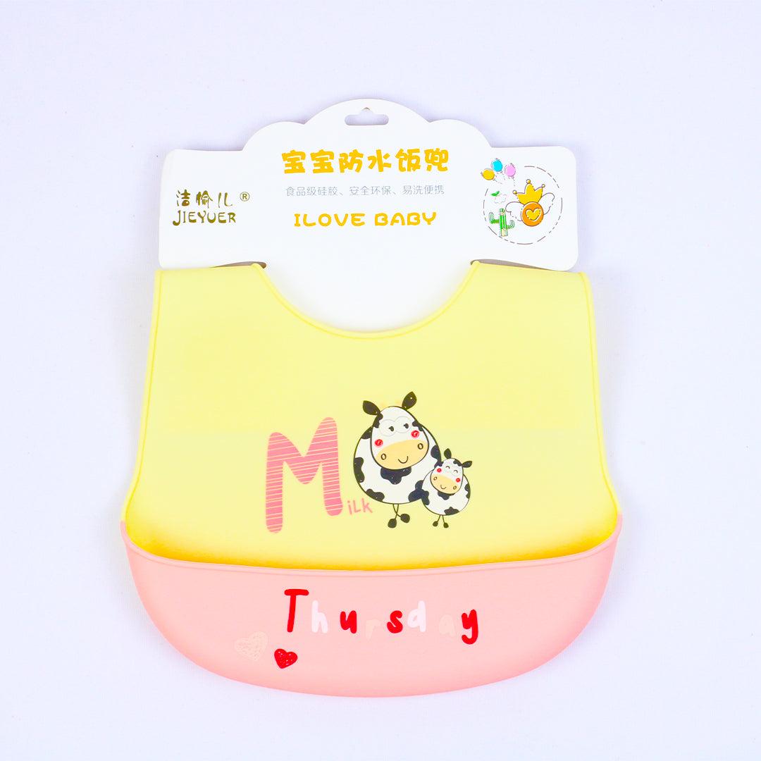 SOFT SILICONE BABY POCKET BIB