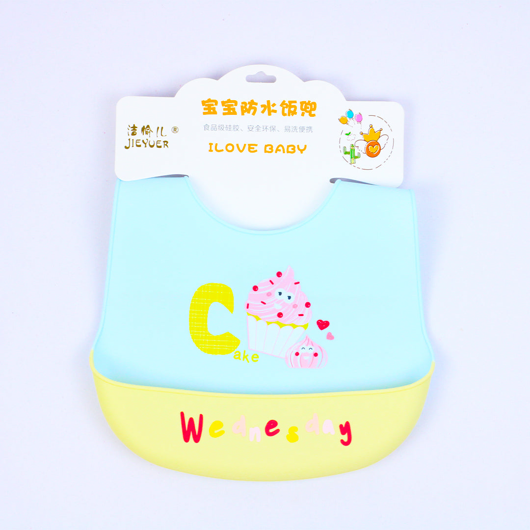 SOFT SILICONE BABY POCKET BIB