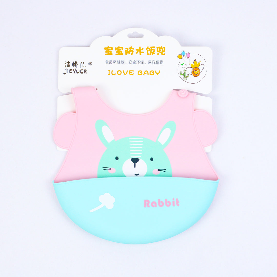SOFT SILICONE BABY POCKET BIB