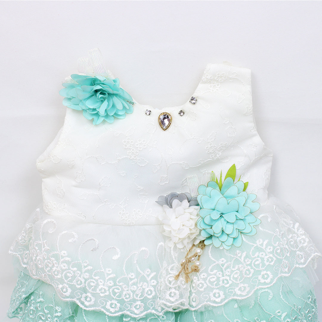BABY GIRL FROCK SETC(0-6MONTHS)
