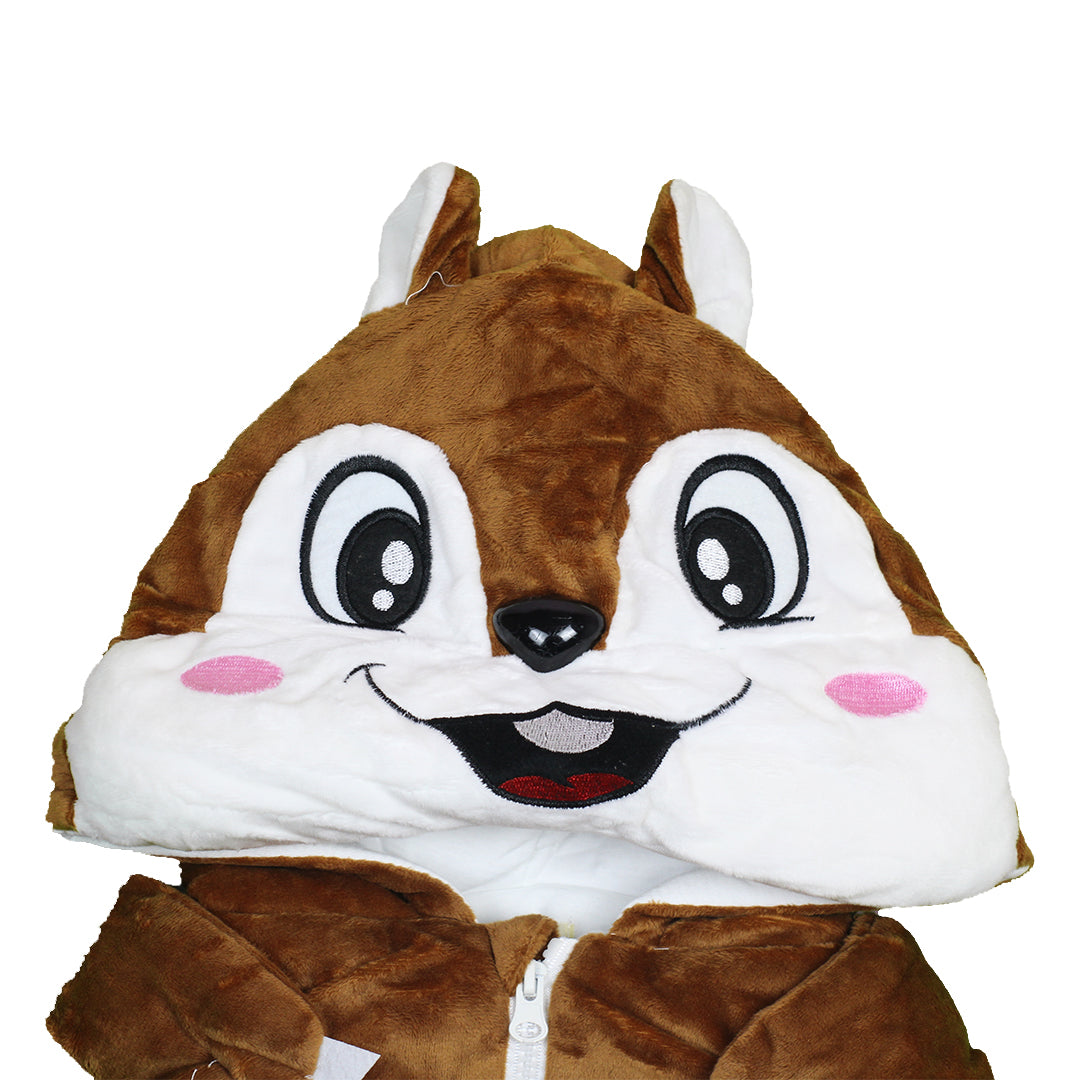 Adorable Squirrel Sleeveless Costume Hoodie