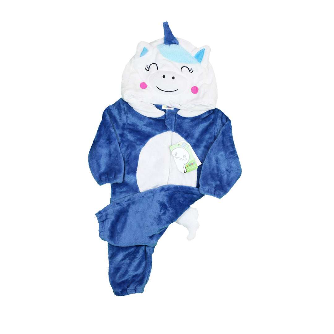 SOFT PLUSH UNICORN CHARACTER BABY ROMPER