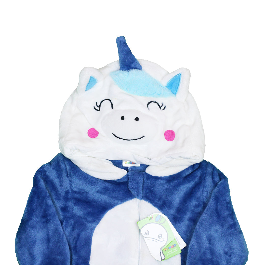 SOFT PLUSH UNICORN CHARACTER BABY ROMPER