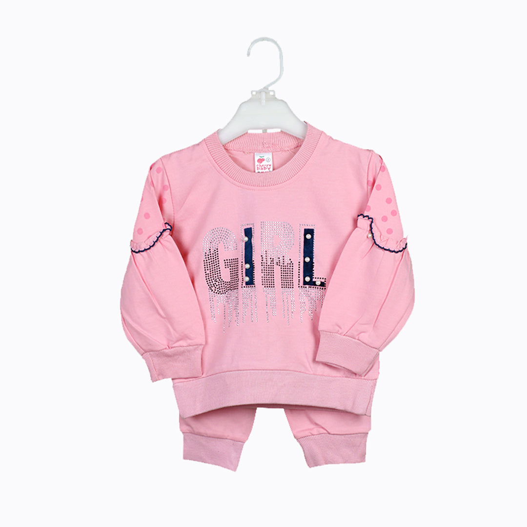 GIRL EMBELLISHED BABY 2 PIECE SUIT