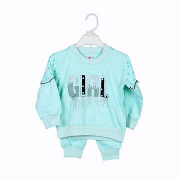 GIRL EMBELLISHED BABY 2 PIECE SUIT