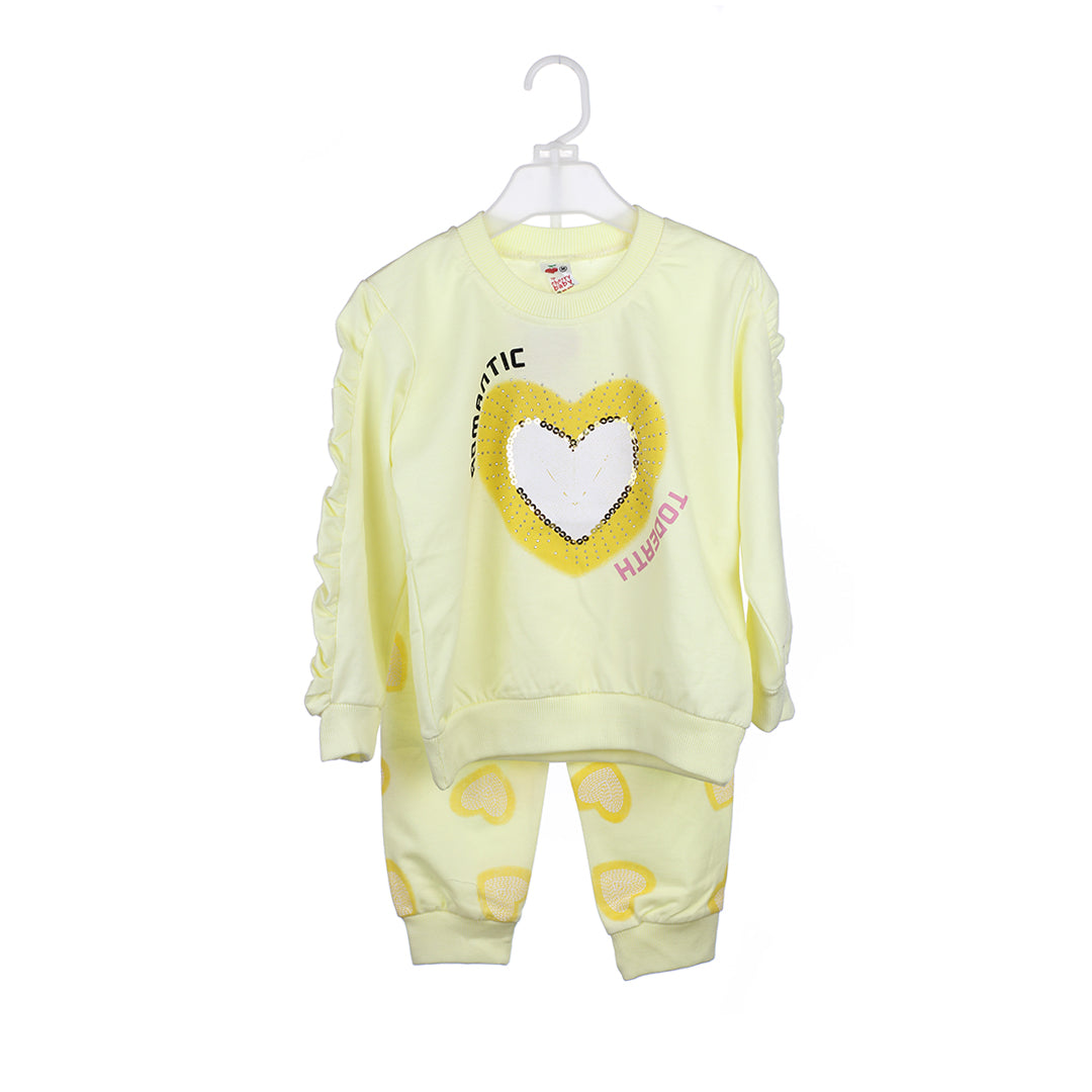 Baby Girl Heart Suit