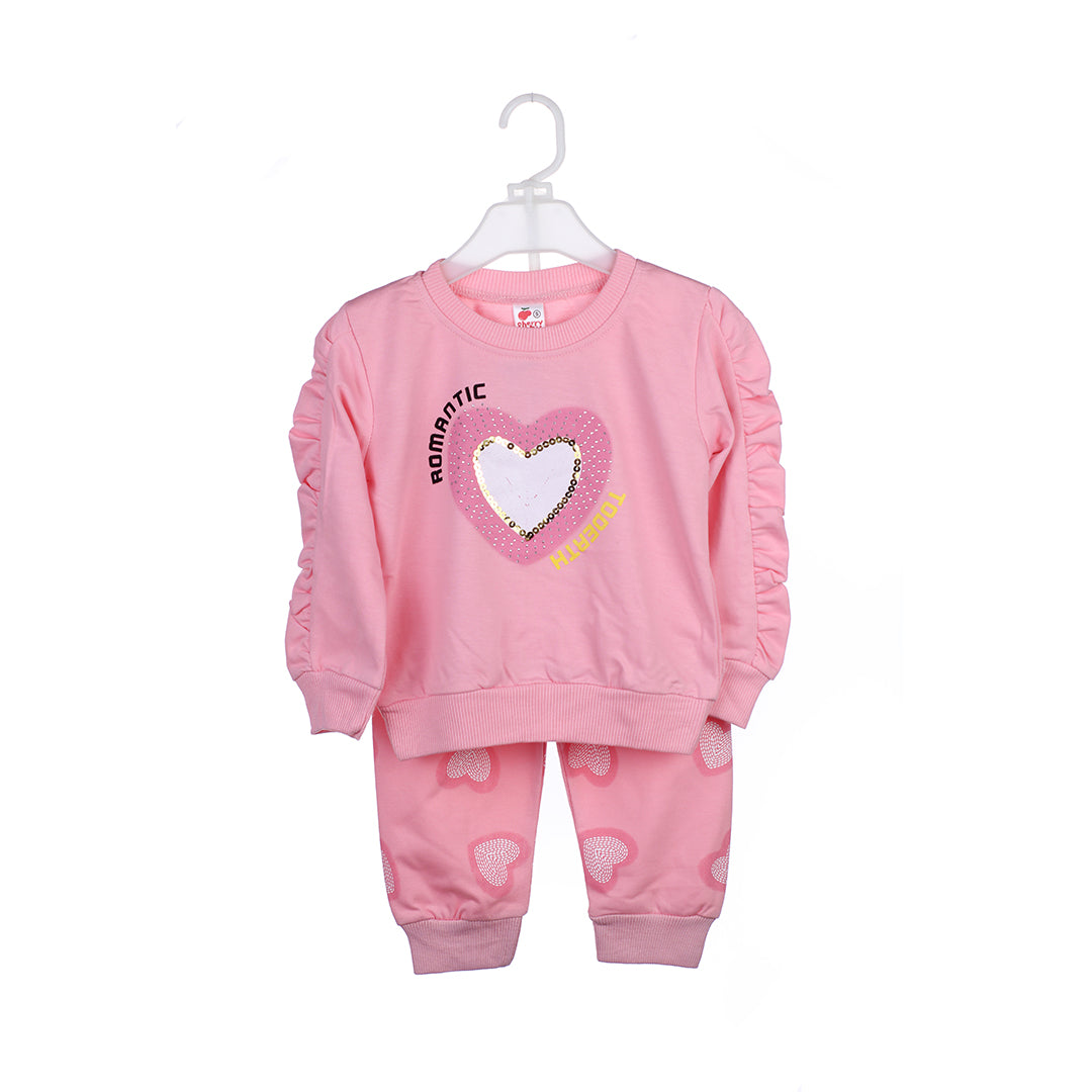 Baby Girl Heart Suit
