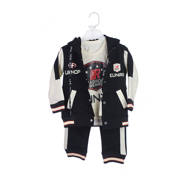3-Piece Boys' Outfit Set | Hooded Jacket & Sweatpants
