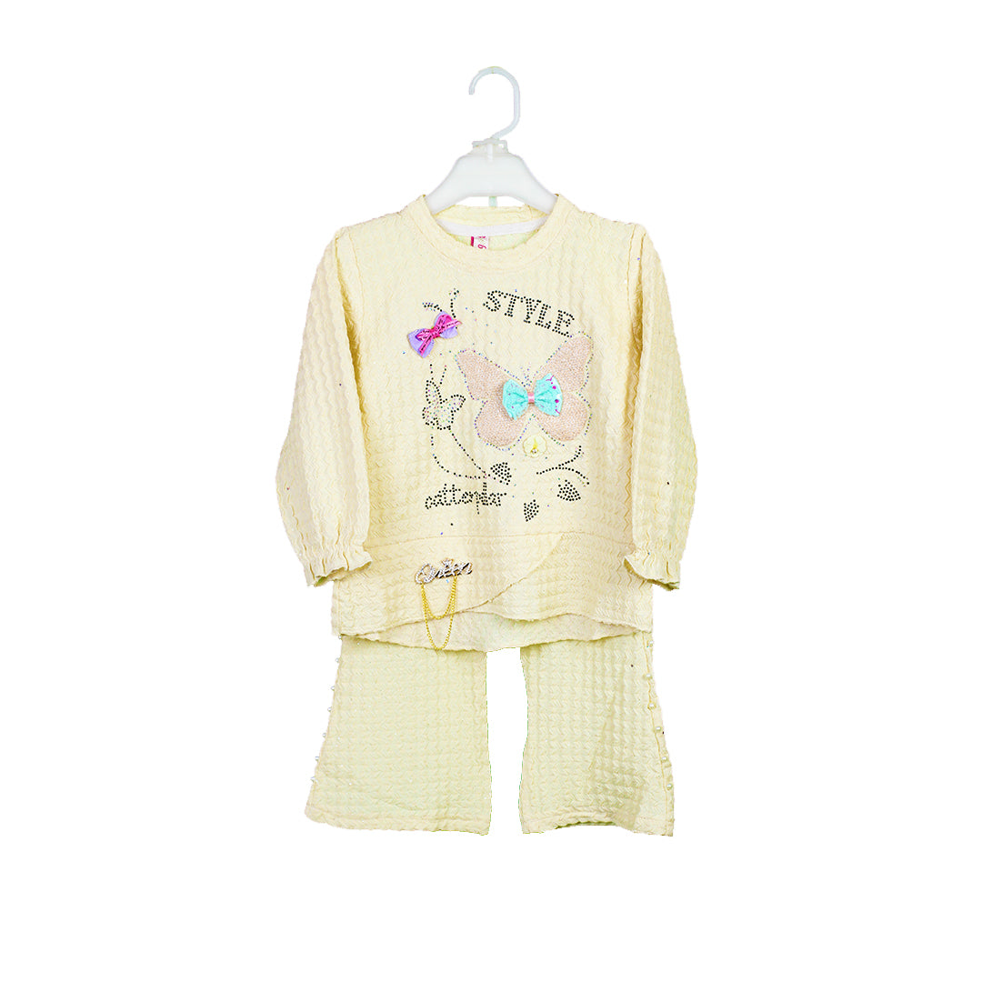 Baby Girls Bubble Stuff Trouser Shirt