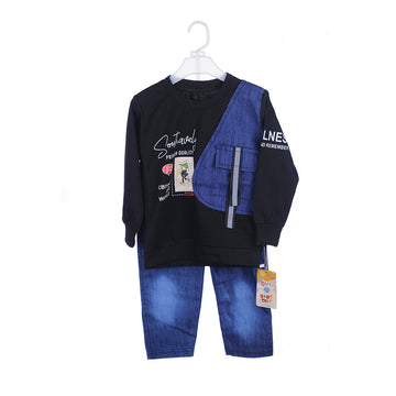 2-Piece Boys' Sweatshirt & Jeans Set