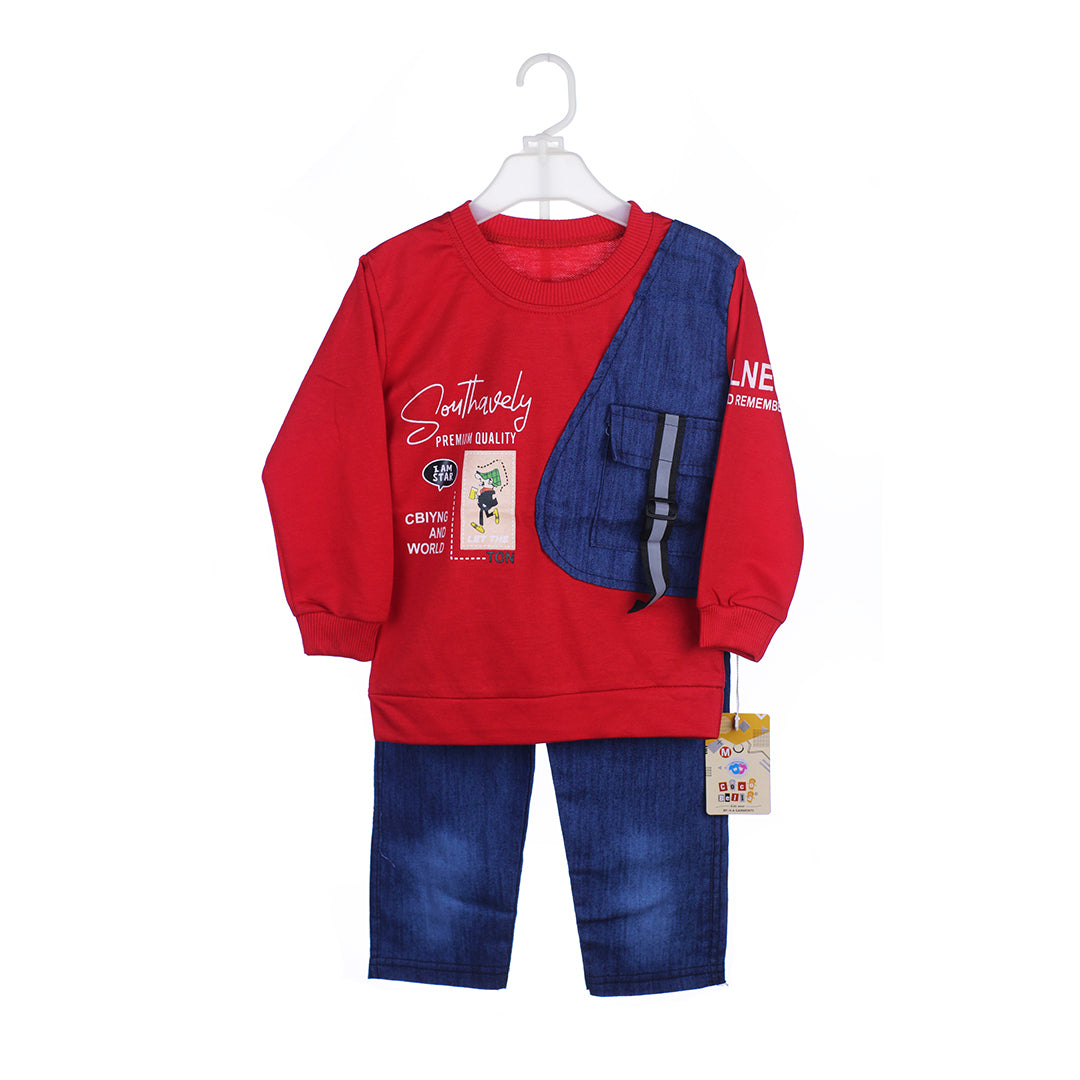 2-Piece Boys' Sweatshirt & Jeans Set