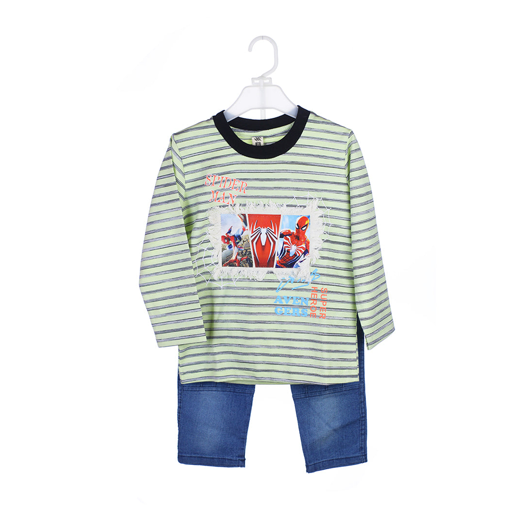 2-Piece Spider-Man Sweatshirt & Jeans Set
