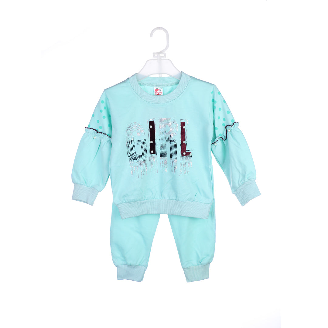 GIRL EMBELLISHED BABY 2 PIECE SUIT