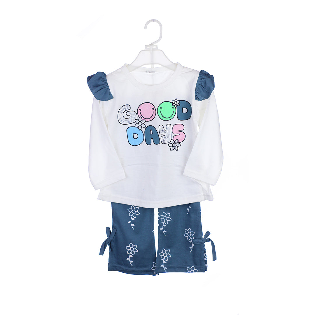 Baby Girl Lightweight Trouser & Shirt Set